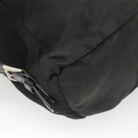 PRADA Backpack Nylon Black Silver Auth - Picture 4 of 16